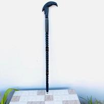 91,44 cm Viktorietiška rankų darbo vaikščiojimo lazda, Varnos rankena, Medinė lazda, Gimtadienio dovana, Kalėdinė dovana white