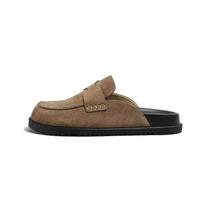 LUXSOLE Kamštinės Suede Klumpės Šlepetės Moterims Vyrams Klumpės Avalynė Klasikinės Kamštinės Neslystančios Lauko Šlepetės Su Arkos Atrama Mules 39 brown