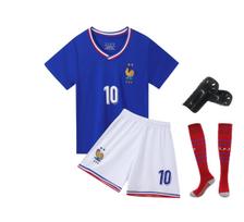 24-25 Prancūzija Namų Nr. 10 Nacionalinės komandos futbolo kostiumas Vaikų drabužiai Suaugusiųjų kostiumas Dydis 14-3XL 20 yards/120