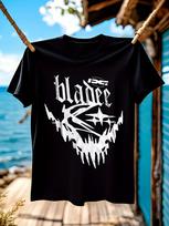 Bladee Old Era Graphic T-shirt -  Heavyweight 100% Cotton Streetwear Tee L white
