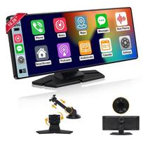 10.26-Inch Touchscreen 4K Dual-Recording Dashcam, Wireless CarPlay Multi-Purpose Car Navigation Single Lens