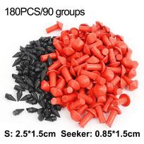 180pcs Car Rubber Nails Mushroom Plug Tyre Repair Nail Plug Puncture Repair Seals Auto Motorcycle Bike Wheel Tire Repair Tools S-180pcs (90groups)