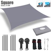 Car Awning Shade Camper Van Canopy Anti-UV Waterproof Caravan Awnings Car Roof Top Tent Side Shelters with Aluminium Poles