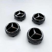 4PCS 75mm NEW Car Wheel Center Hub Caps Cover for Mercedes Benz  Amg B/C/E/S Class A Class C200L GLC GLK CLA W166 W163 W221 AH1