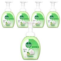 Dettol Foaming Antibacterial Hand Wash Apple Blossom Full Size 250ml 5 pcs