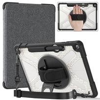 Shockproof Hybrid Case For Microsoft Surface Pro 12 inch 12  Heavy Duty Cover With Pen Slot Hand Strap 3-Layers Protection SurfacePro12inch2025 gray