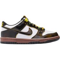 Nike Dunk Low top Skateboard Shoes White/Black/Animal Brown Unisex HQ9294-100 36 black