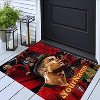 Cristiano Ronaldo (28) Customize your name rug, office chair cushion, home bedroom living room gift. 40cmx60cm gray