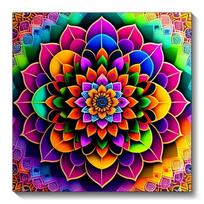 Diamond Painting Mandala DIY 5D Full Square Round Drill Embroidery Fantasy Mosaic Flower Wall Decorations Living Room New 2026 20x20cm Round