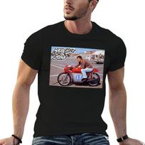 Young Giacomo Agostini Motorcycle Legend MV Agusta Era TShirt Active Sports Short Sleeve Cotton Shirt 4XL gray