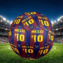 Lionel Messi Print Size 5 Soccer Ball, PU Wear Resistant Football for Match Training and Daily Practice, Birthday Gift for Soccer Fans Size 5