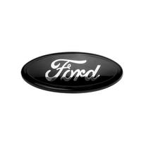 Car Front Grill Badges Logo Sticker Rear Trunk Emblem Lid Covers For Ford Ecosport Mustang Kuga Fiesta Fusion Focus 2 3 4 Mondeo 12.5x5cm