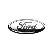 Car Front Grill Badges Logo Sticker Rear Trunk Emblem Lid Covers For Ford Ecosport Mustang Kuga Fiesta Fusion Focus 2 3 4 Mondeo 11.5x4.5cm