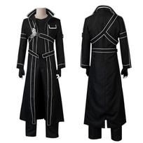 Anime Kardas Cos Kirito Kazuto Kirigaya Cosplay Kostiumas Art Online Striukė Marškiniai Kelnės Aukštos Kokybės Bet Kokio Dydžio Apranga Moterims Vyrams L black