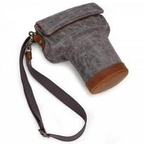 Lightweight DSLR Camera Bag Crossbody Shoulder Canon Nikon Sony Mirrorless With Shockproof Padding K809 Gray gray