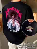 T-Shirt Bleach Kyoraku Shunsui Print on Both Sides L