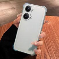 Case for Xiaomi POCO X8 Pro Max Shockproof Airbag Bumper Casing Frosted Translucent Cover POCO X8 Pro Max mėlyna