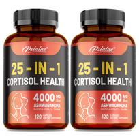 Pslalae - Ashwagandha, Rhodiola Rosea, and L-Theanine Blend Capsules - Mood and Sleep Health 120*2