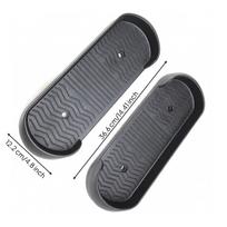 Pedal with Anti-Slip Grip Pattern Long-Lasting Stationary Bike Pedals Sleek gray