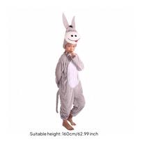 Mule Costume Full-Body Apparel Soft for Toddlers 160CM white