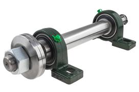Pagrindinis rinkinys diskinio pjūklo (apvalus / skersinis pjūvis) su 30 mm tvirtinimu / dešinysis sriegis / 400 mm / pagrįstas UCP207 guoliais