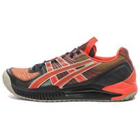 Asics Kiko Kostadinov X Gel-Resolution Sps Patogus audinys Sintetinė oda Žemi Laisvalaikio bėgimo bateliai Vyriški sportbačiai Oranžiniai Juodi 1201A437-002 42.5 black