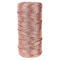 100 m/ritinėlis Virvė Auksinis Poliesterio Šniūras Sidabrinis Makramė Laidas Siūlai Rankdarbiams Siuvimo Stringas DIY Virvė Dovanų pakavimo virvė 1,5 mm x 100 m