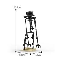Cable Man Bacteria Creative MOC Assembling Building Blocks, DIY Creative Toys, a Very Good Gift Choice for Building Block Lovers black