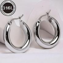 Premium Hypoallergenic Gold Earrings, Elegant Everyday & Party Accessories gray