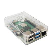 Raspberry Pi 4 Model B Black Transparent ABS Case with Fan - Protective Set