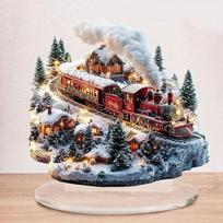 Creative Santa Claus Snowman Christmas Decoration New Year Multi-Scene Festival Decoration Xmas Table Ornament Home Office Decor gray