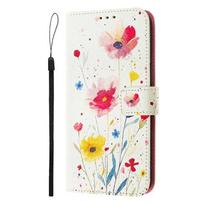A15 Leather Phone Case for Samsung Galaxy A35 A25 A55 A15 5G A05 A05s Flip Cover Wallet Magnetic Painted Cases Cat Flower Bear for Galaxy A15 5G