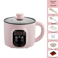Compact Multifunctional Electric Wok & Hot Pot - Non-stick Mini Cooker for Dorms and Small Kitchens 1.8L Manual Power Off