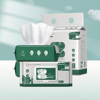 Thickened Kitchen Grease Removal Wet Wipes - 80 Sheets for Oil and Stain Cleaning white