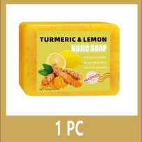 Turmeric Soap Face Cleansing Anti Acne Lightening Face Whitening Skin Remove Pimples Moisturizing Skin For All Skin Types yellow