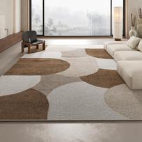 Luxury Simple Geometric Loop-pile Carpet Living Room Bedroom Sofa Coffee Table Non-Slip Large Floor Mat Home Decoration 140X200CM 4.6X6.6FT
