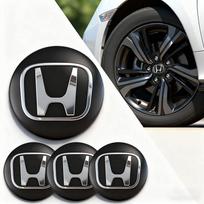 Honda Automobilio Ratlankio Stebulės Metaliniai Lipdukai Aksesuarai Honda Accord Civic FIT Insight CRV Jazz HRV CRZ CRX City Vezel gray