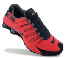 Nike Shox NZ - Men's Sneakers Shoes Red 378341-620 ORIGINAL EU 42.5 US 9 black