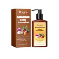 Hoegoa Batana Rosemary Onion 3-in-1 Shampoo 118ml, Nourishing Scalp Cleanser, Oil Control & Smoothing Hair Wash 118ml boxed brown