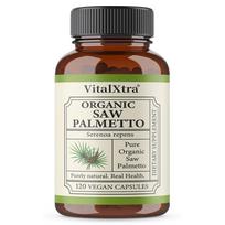 VitalXtra ekologiški Serenoa repens (pamatytasis palmių vaisius) papildai 1000 mg porcijoje, grynai natūralūs, veganiškos kapsulės, 120 vnt. 120 Capsules