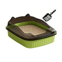 Open Top Cat Litter Box with High Side Anti-Splashing Kitten