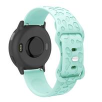 Silikoninis laikrodžio dirželis Huawei, Samsung, Garmin, Huami, Amazfit, Coros laikrodžiams - Dydžiai 18mm, 20mm, 22mm 22mm šviesiai žalios spalvos