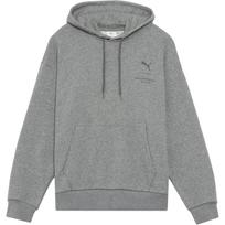 Puma X Monster Hunter Wilds Collaboration FW25 Loose Warm Hoodie With Back Print Long Sleeve Sweatshirt Unisex hoodies 636484-03 M gray