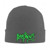 Dying Fetus Warm Knitted Cap Fashion Bonnet Hat Autumn Winter Outdoor Beanies Hats for Men Women Adult One Size gray