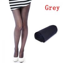 Lady Open Toe Sheer Leggings Sexy Womens Slim Breathable Tights Ultra-Thin Pantyhose Transparent Shining Resist Uv Stockings High Quality Height 150-173cm gray