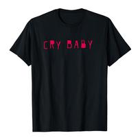 Vince Staples Cry Baby marškinėliai vasariniai trumparankoviai vyriški marškinėliai unisex gatvės stiliaus laisvi madingi apvaliu kaklu su grafika prekinis ženklas minkšti vyriški XL black