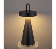 LED reguliuojama lauko įkraunama jutiklinė stalinė lempa HALO LED/1,5W/3,7V 3000 mAh IP44 juoda