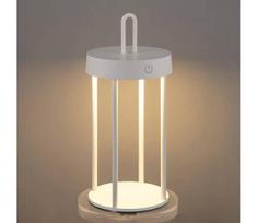 LED dimeriuojama lauko įkraunama jutiklinė stalinė lempa GENTLE LED/1,5W/3,7V 3000 mAh IP44 balta