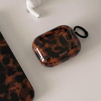 Leopard Print Earphone Case For Airpods 4 Pro 2 With Hook Soft Protective Cover For Airpods Pro 3 2 1 3rd Generation Shell For AirPods 3 white