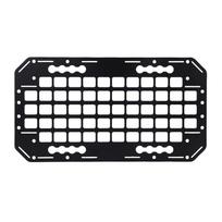 267*489*2mm Truck Bed Molle Panel Aluminium Side Truck Bed Molle Panel Rack System for SUVs Pickups Trucks RVs Trailers